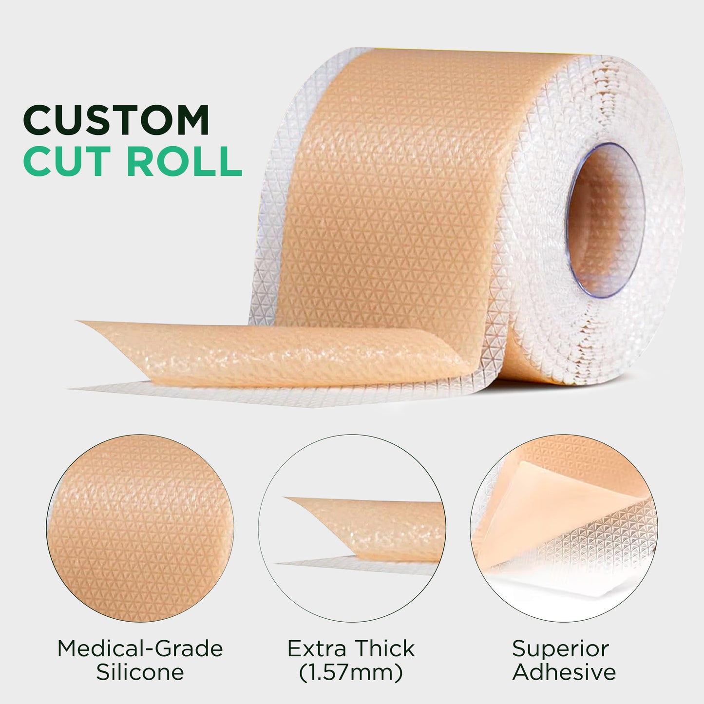 MEDICAL-GRADE SILICONE SCAR RECOVERY SHEETS